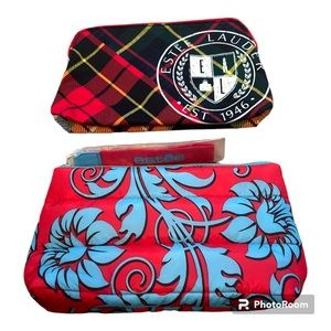 Estée Lauder Small Zip Cosmetic Bag Bundle (2)